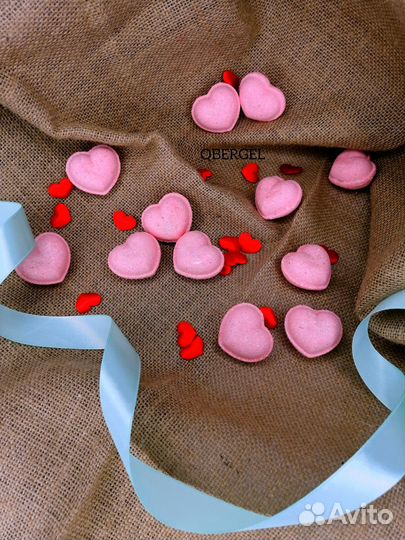 Бомбочки для ванны, морская соль с шиммером