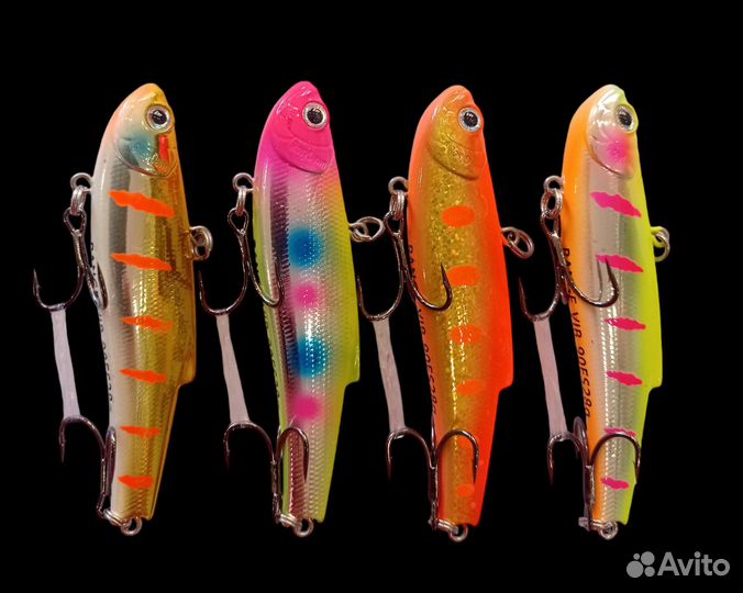 Раттлины 4шт BassDay Range vib 90 mm 28 гр