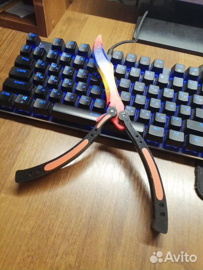 Деревянная нож бабочка