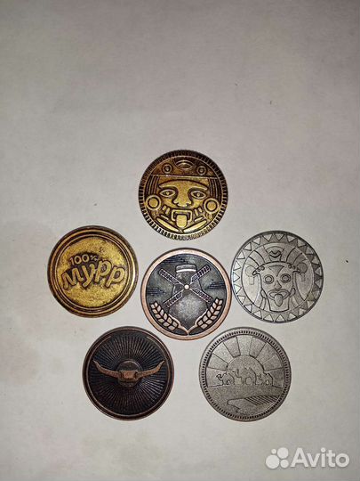 6 монет (пятëрачки)