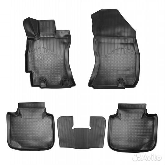 Коврики в салон для Subaru Legacy (2017-2020)