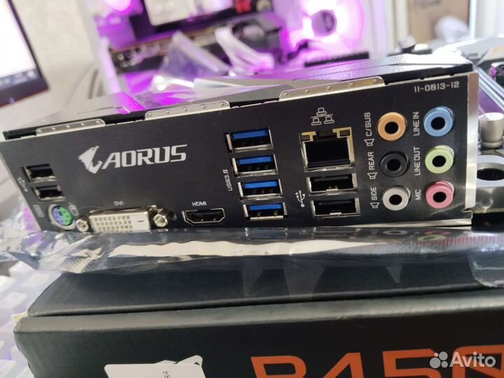 Материнская плата AM4 B450 aorus elite