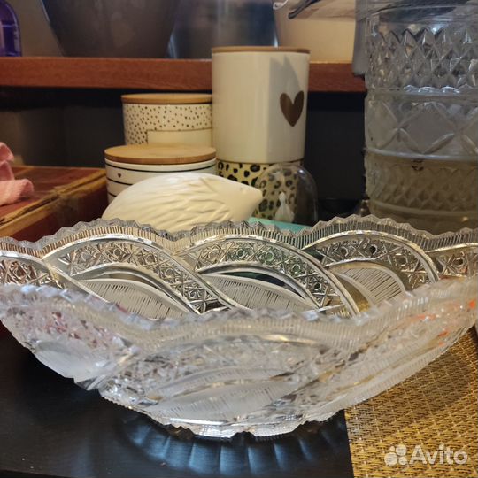 Ваза хрустальная СССР