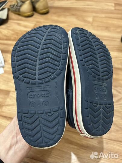 Сланцы crocs 8-9 размер