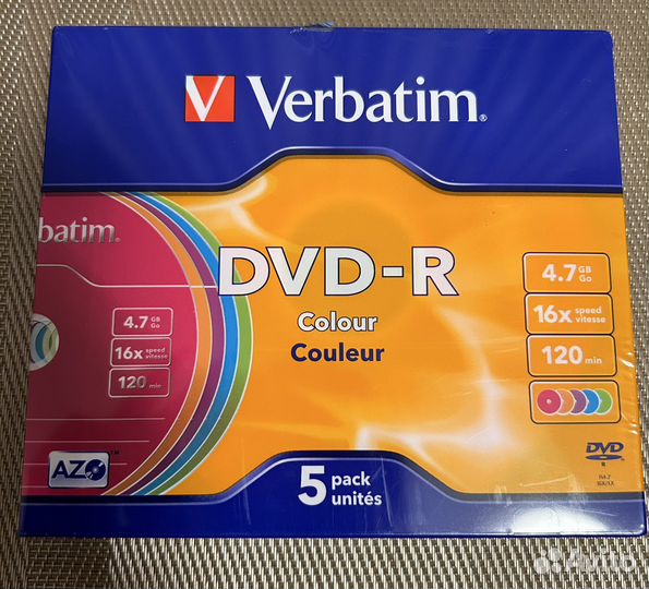 Диски Verbatim DVD-R. Новые. 300 шт