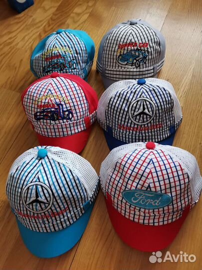 Панамки, кепки, козырьки новые. повязки на голову