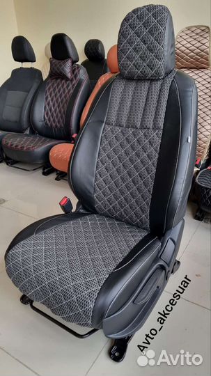 Чехлы Киа Спортейдж 5 / Kia Sportage 5 Комбиниров