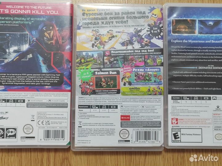 Splatoon 2, Ori, Ghostrunner игры для Nintendo