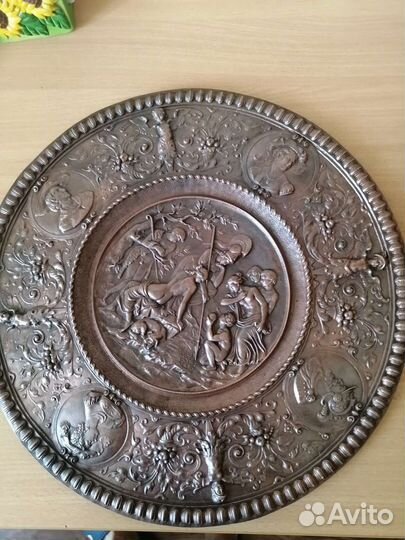 Тарелка панно(гальванопластика)