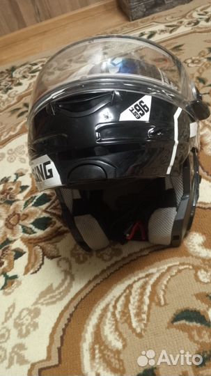 Шлем для снегохода с подогревом