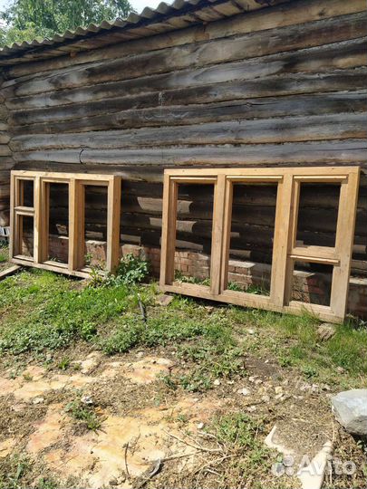 Деревянные оконные рамы для дома, дачи