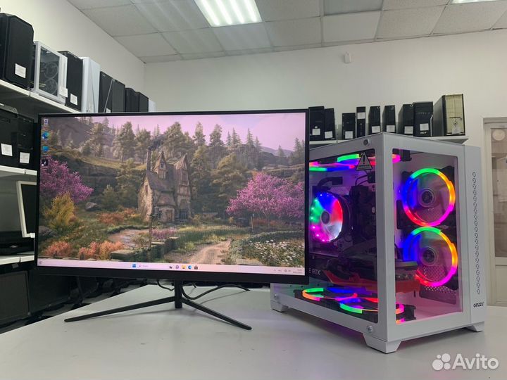 Игровой i5-12400f/ RTX 3070/ SSD/ 16Gb + Монитор