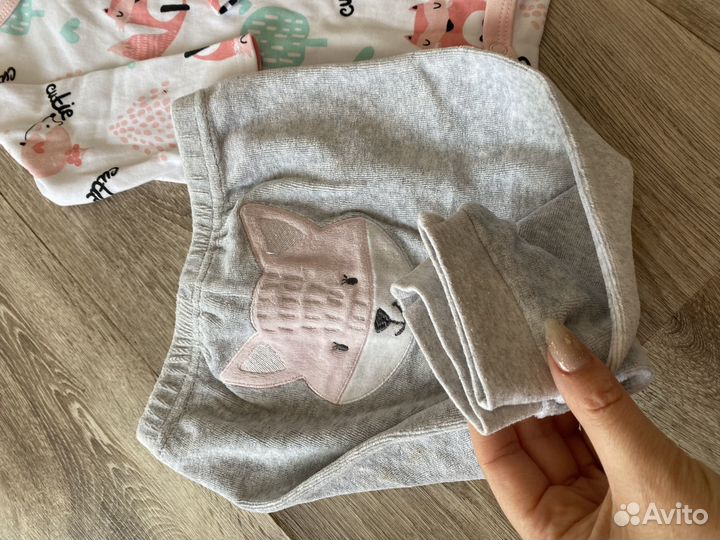 Вещи пакетом Костюм 3в1 для девочки для двойни