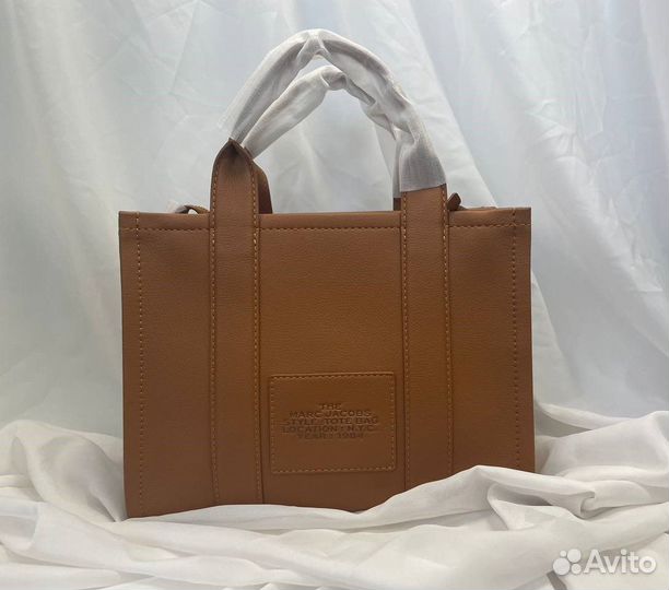 Marc jacobs THE leather medium tote BAG argan OIL