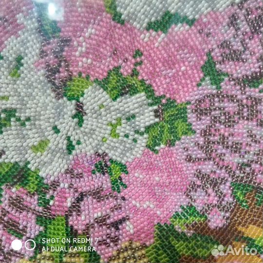 Картина вышивка чешским бисером