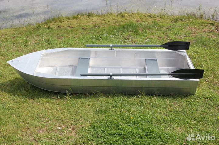 Лодка алюминиевая Малютка-Н 2.9 м.с транцем, новая