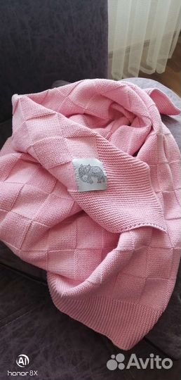 Плед для новорождённого, на выписку