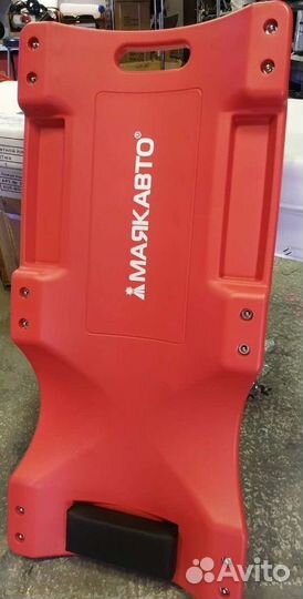 Лежак подкатной пластиковый 6 колес