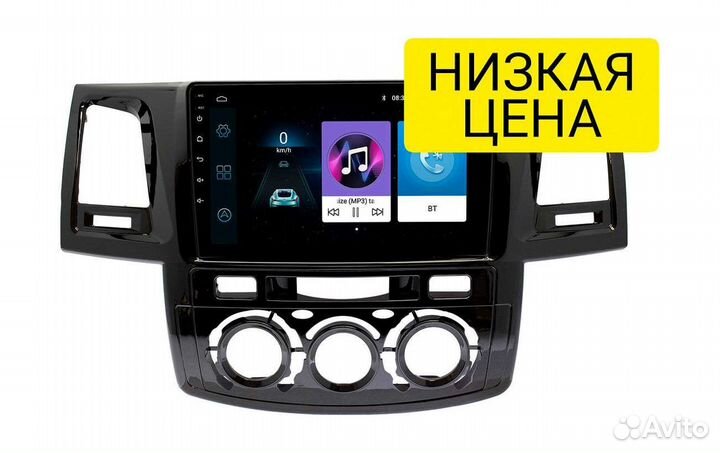Штатная магнитола Toyota Hilux,Fortuner 2008+
