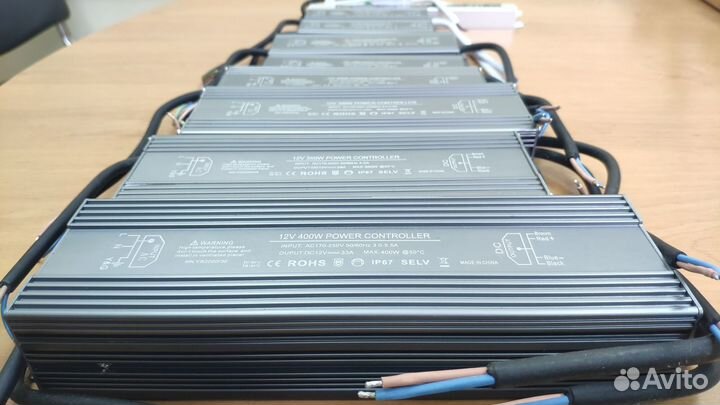 Блоки питания 20W - 400W 12V уличные IP67 и другие