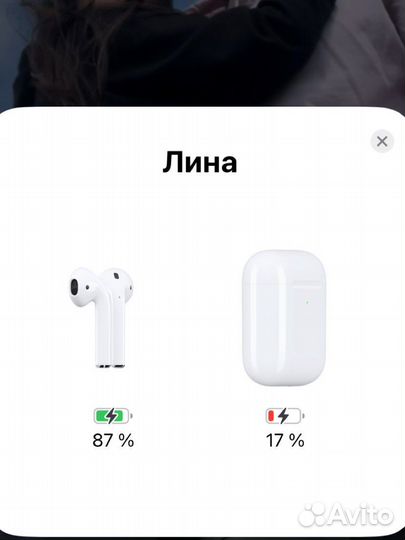 Беспроводные наушники apple airpods