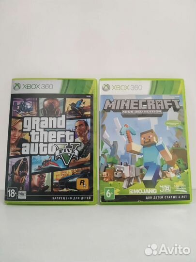 Майнкрафт и гта 5 xbox 360 лицензия