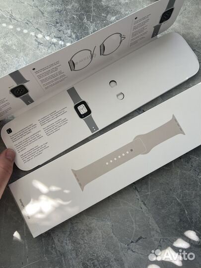 Половинка ремешка apple watch starlight
