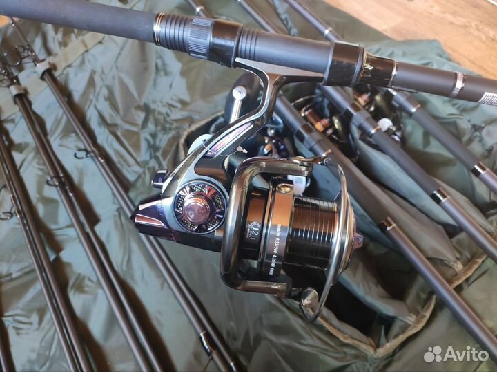 Профессиональный карповый комплект 4+4+ чехол