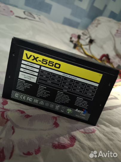 Блок питания aerocool VX-550w