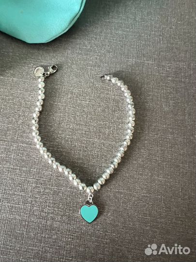 Серебряный браслет Tiffany 17 см