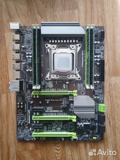 Комплект xeon e5 1650 v2 + x79 + 16 gb