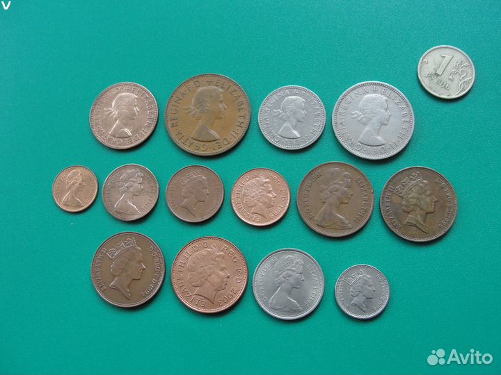 Монеты стран Западной Европы