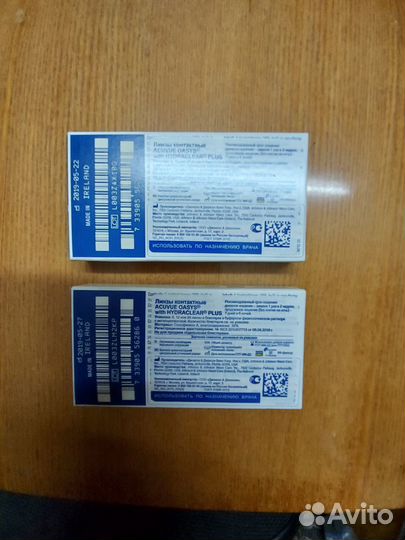 Линзы контактные acuvue oasys