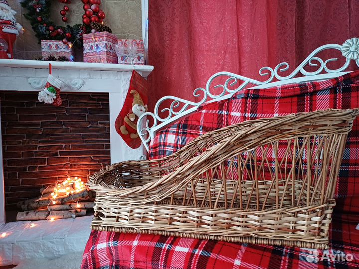 Санки из лозы