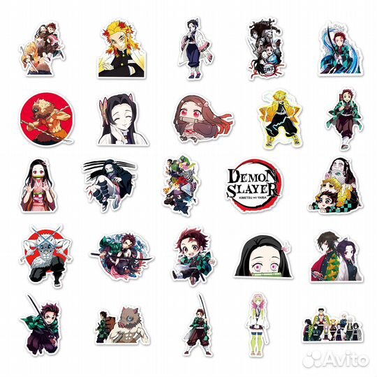 Стикеры Клинок рассекающий демонов