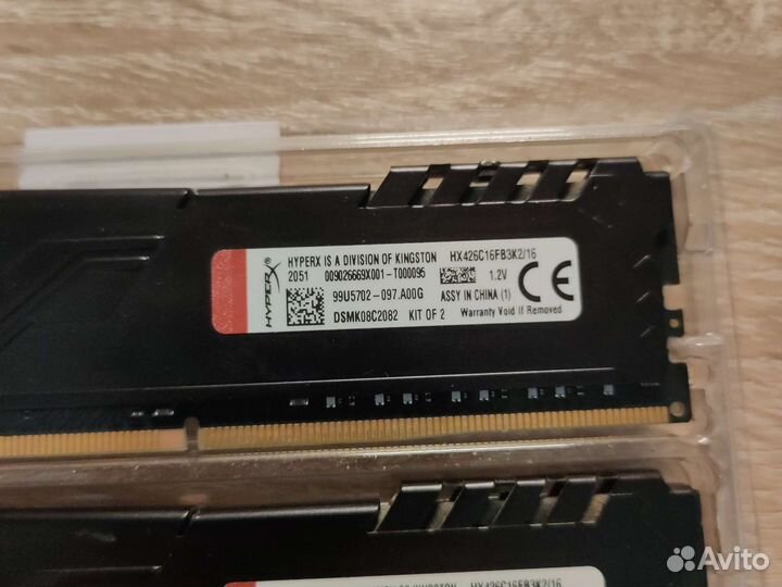 HyperX Fury 16GB DDR4 2666Mhz