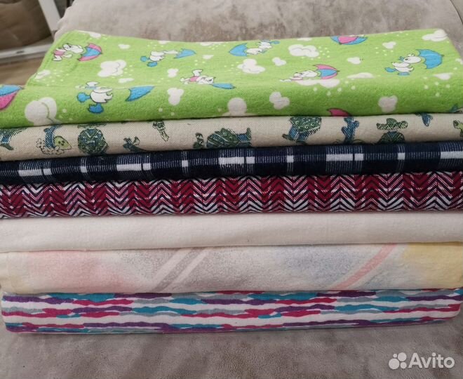 Отрезы ткани х/б фланель СССР