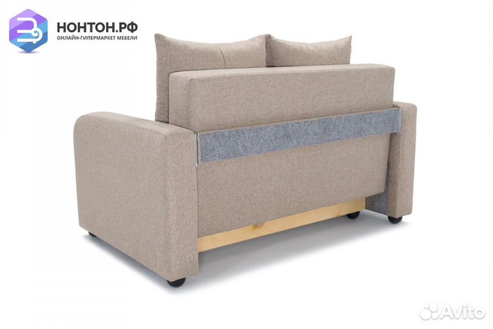 Диван Бруно рогожка бежевая