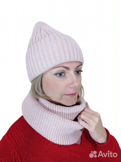 Комплект шапки и снуд