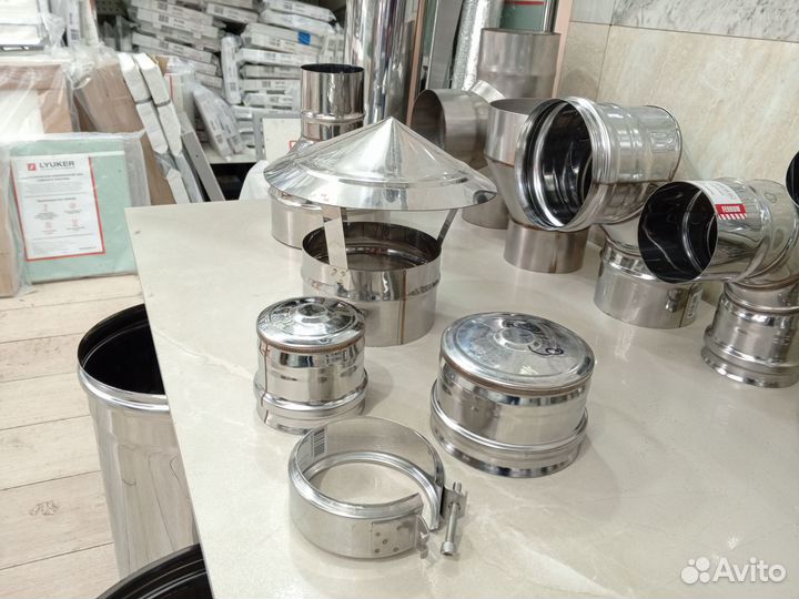 Оптом дымоходы одностенные от изготовителя