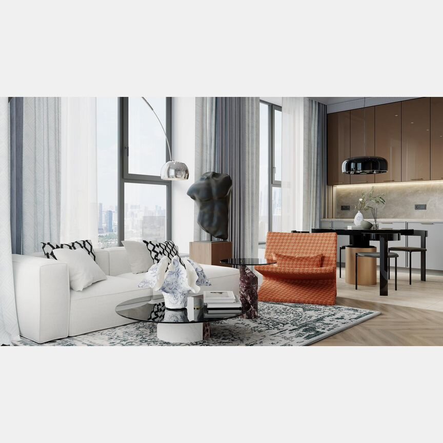 3-к. квартира, 85,7 м², 9/12 эт.