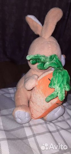 Мягкая игрушка заяц говорящий