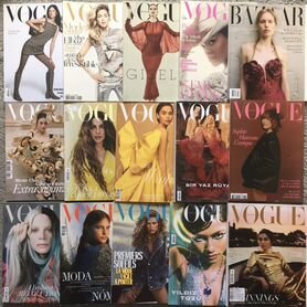 Журналы Vogue Bazaar