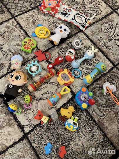 Игрушки погремушки пакетом