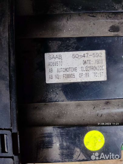 Блок климата saab 9-5