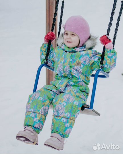 Зимний комбинезон для девочки 110