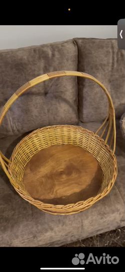 Корзина плетеная большая