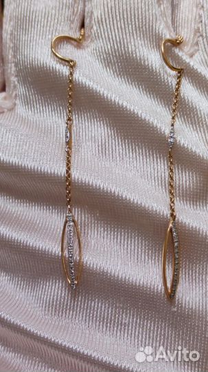 Серьги золото 585*