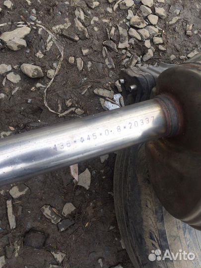 Глушитель задняя часть Kia Rio 4 2017-2021г