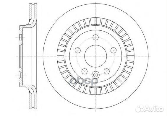 Диск торм. Volvo XC60 08- 6132010 Road house